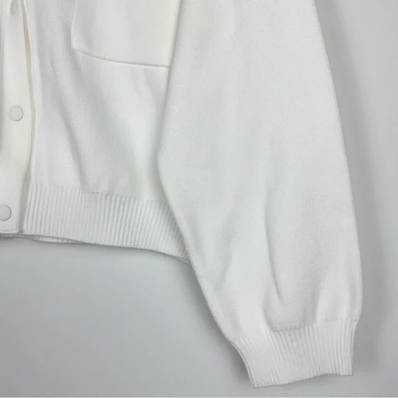 Mango Long Sleeve Cardigan With Shirt Collar And Pockets - Picture 9 of 16